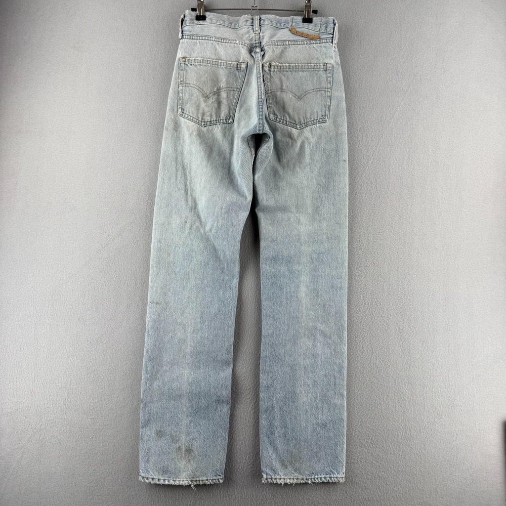 Vintage Levis Jeans Mens Fits 28x32 Blue 501 Straight Leg 80s Made in USA - Picture 2 of 16